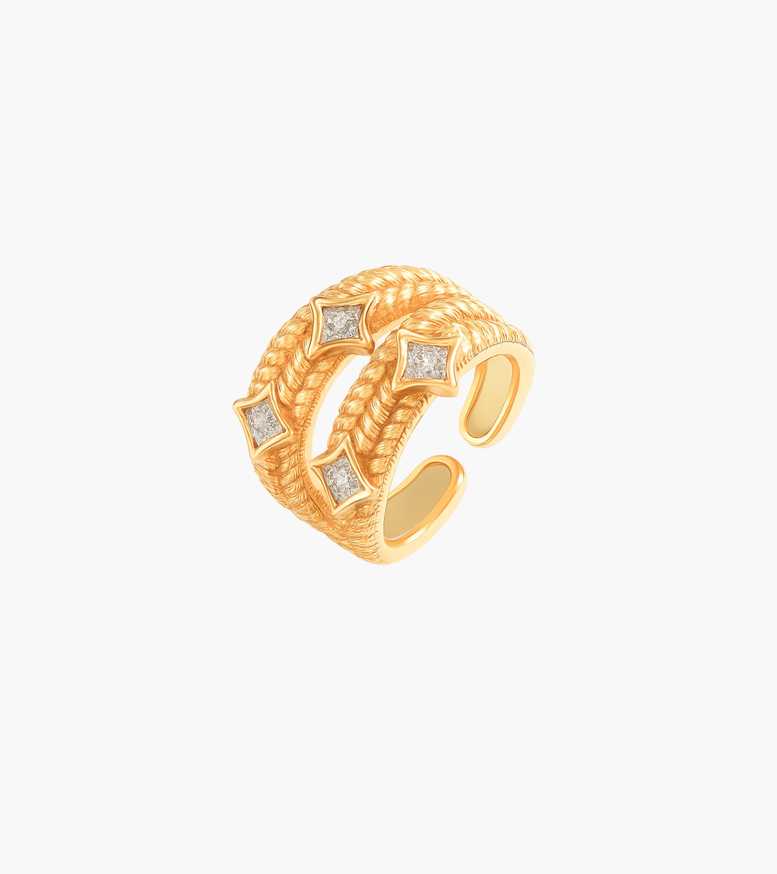 Two-color Electroplated Ring