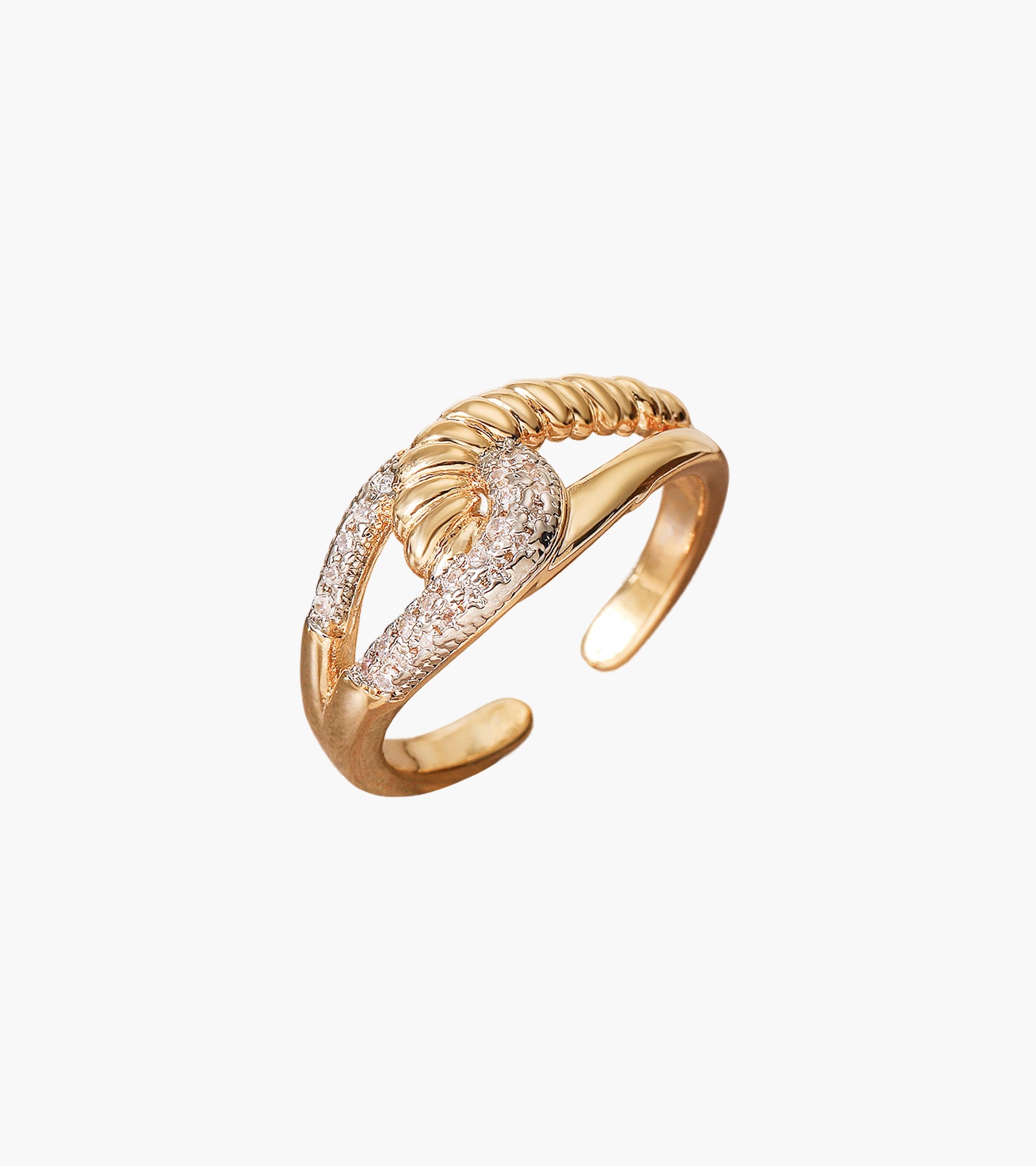 Two-color Electroplated Ring