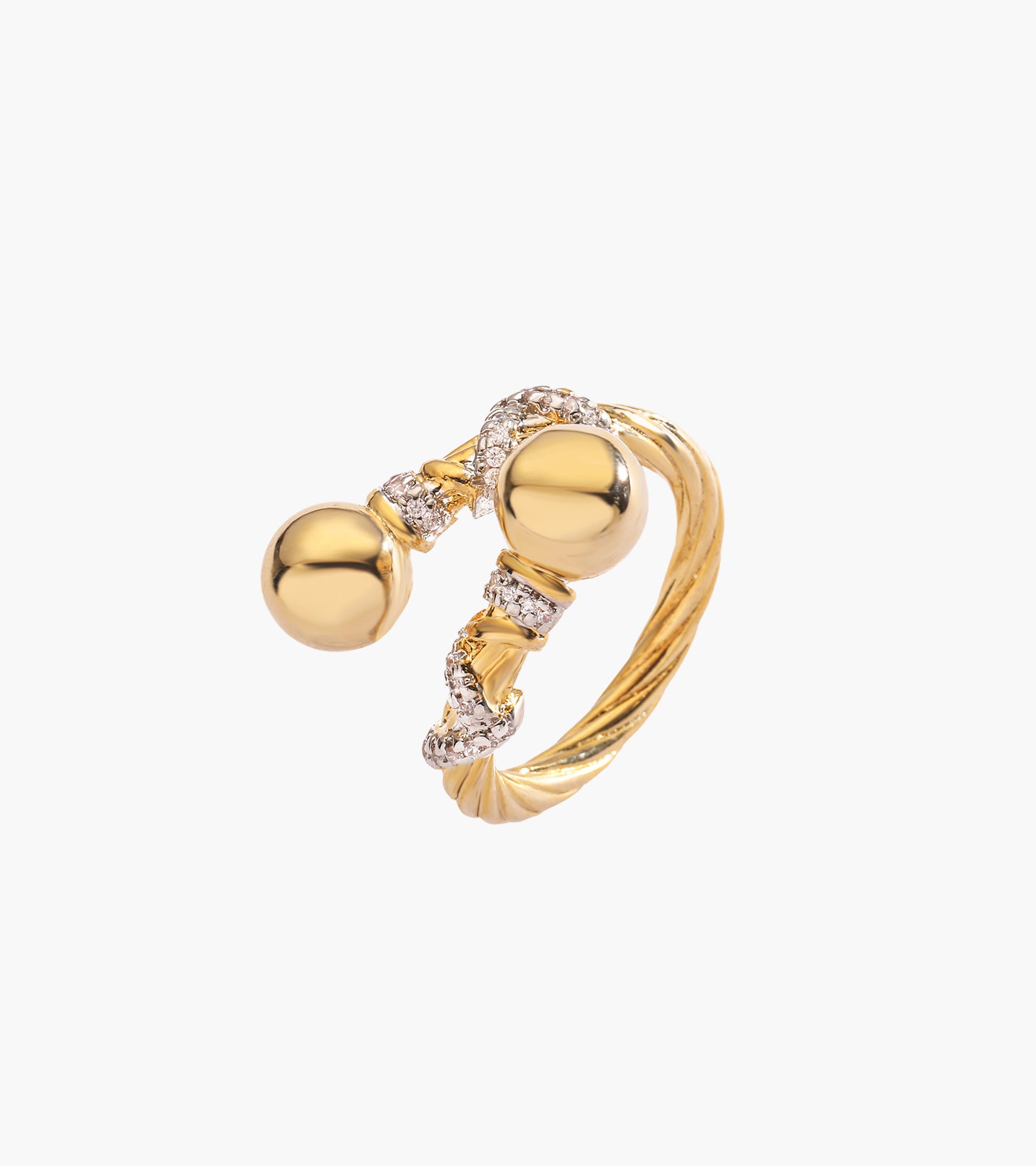 Two-color Electroplated Ring