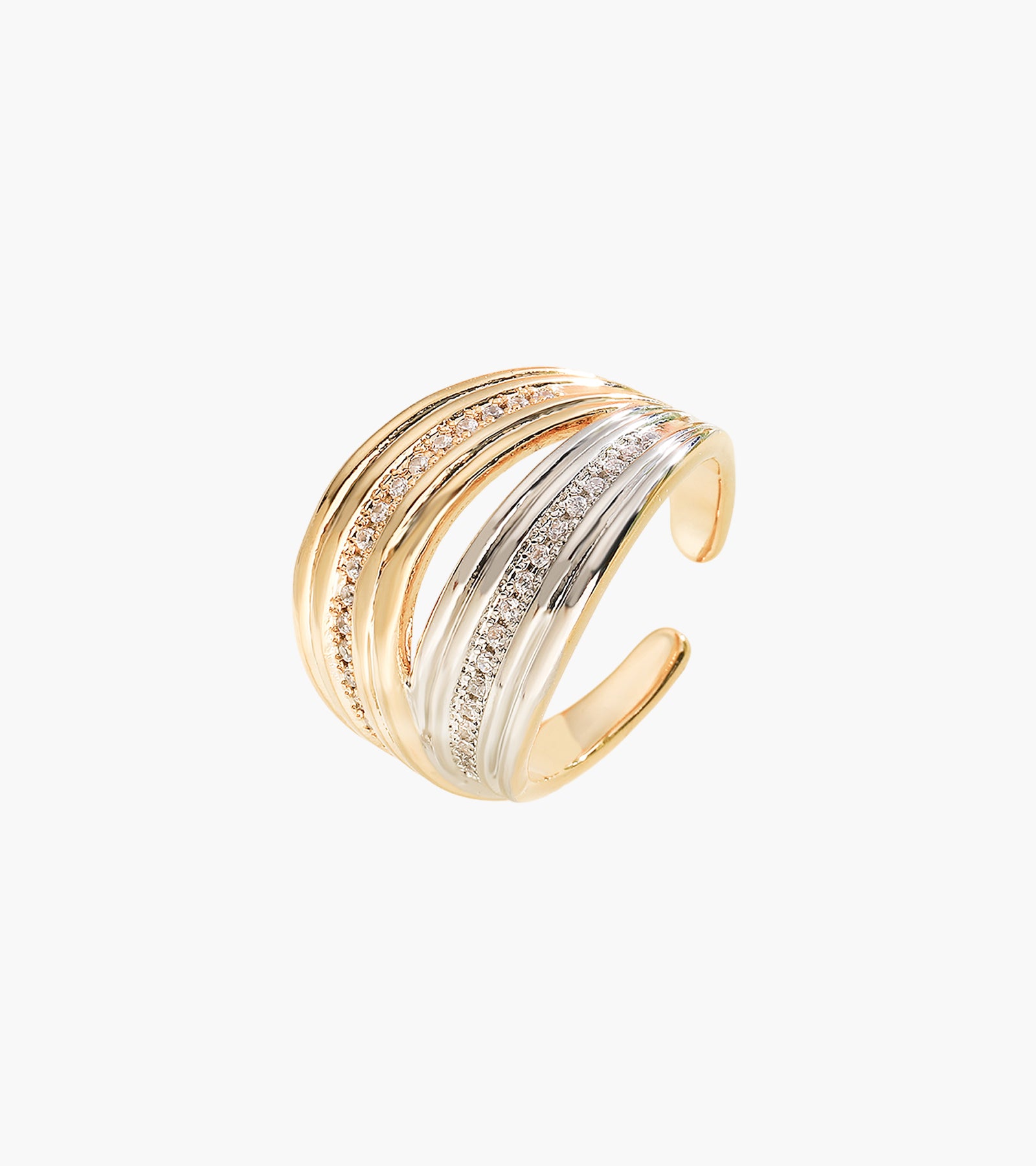 Two-color Electroplated Ring