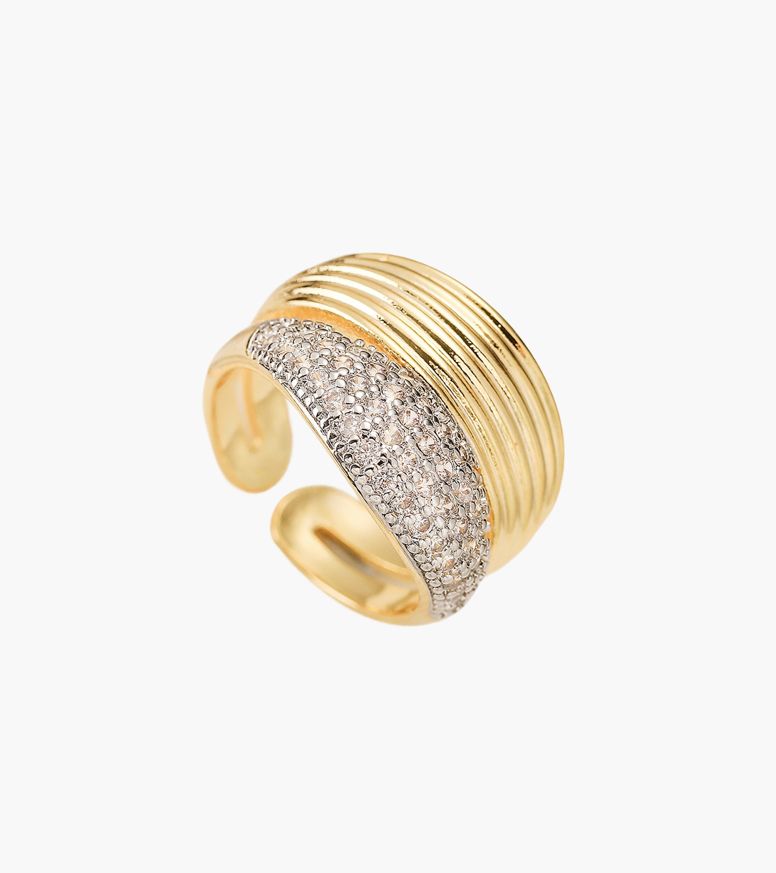 Two-color Electroplated Ring