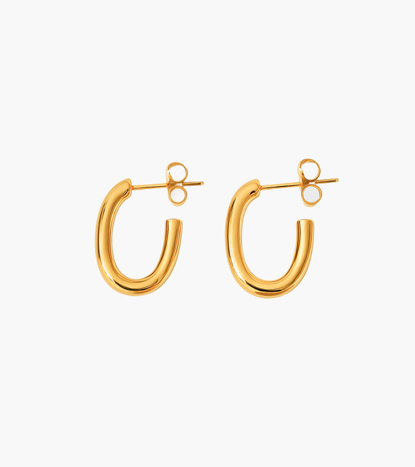 Simple Titanium Steel Earrings