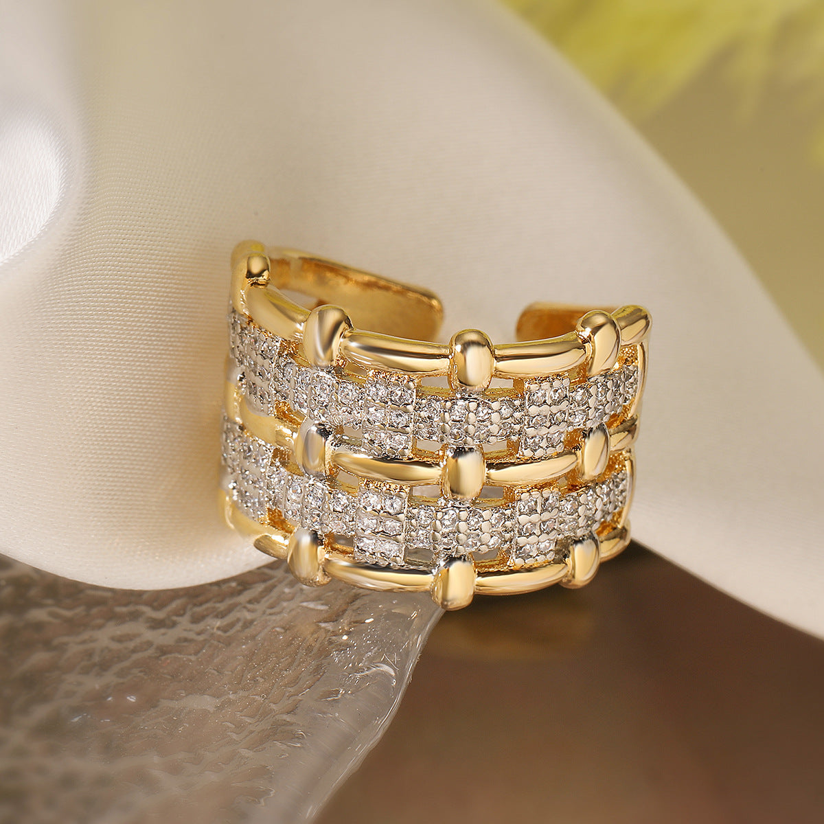 Two-color Electroplated Ring