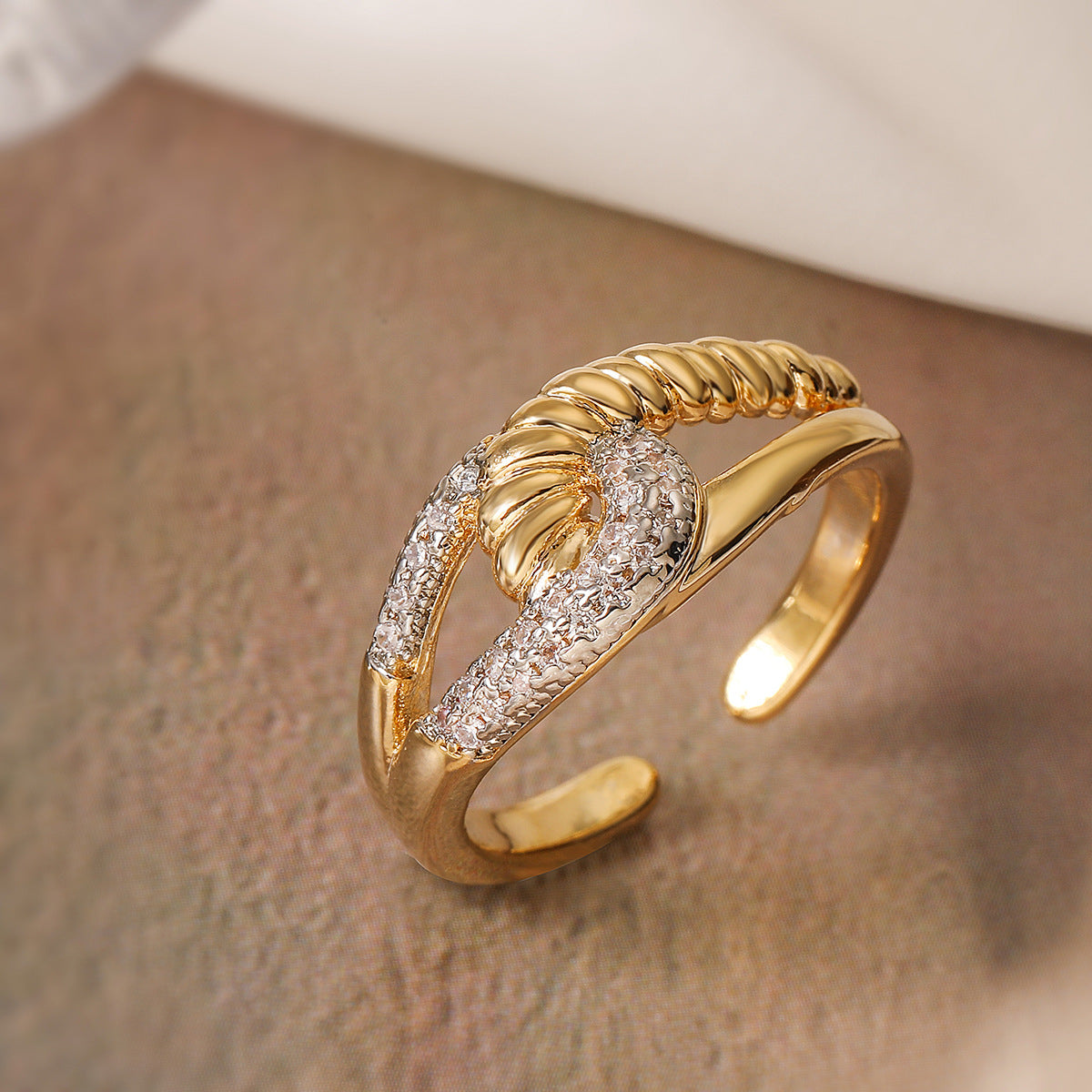 Two-color Electroplated Ring