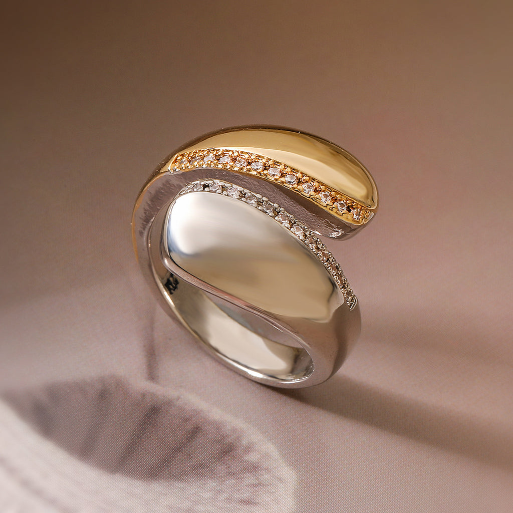 Two-color Electroplated Ring