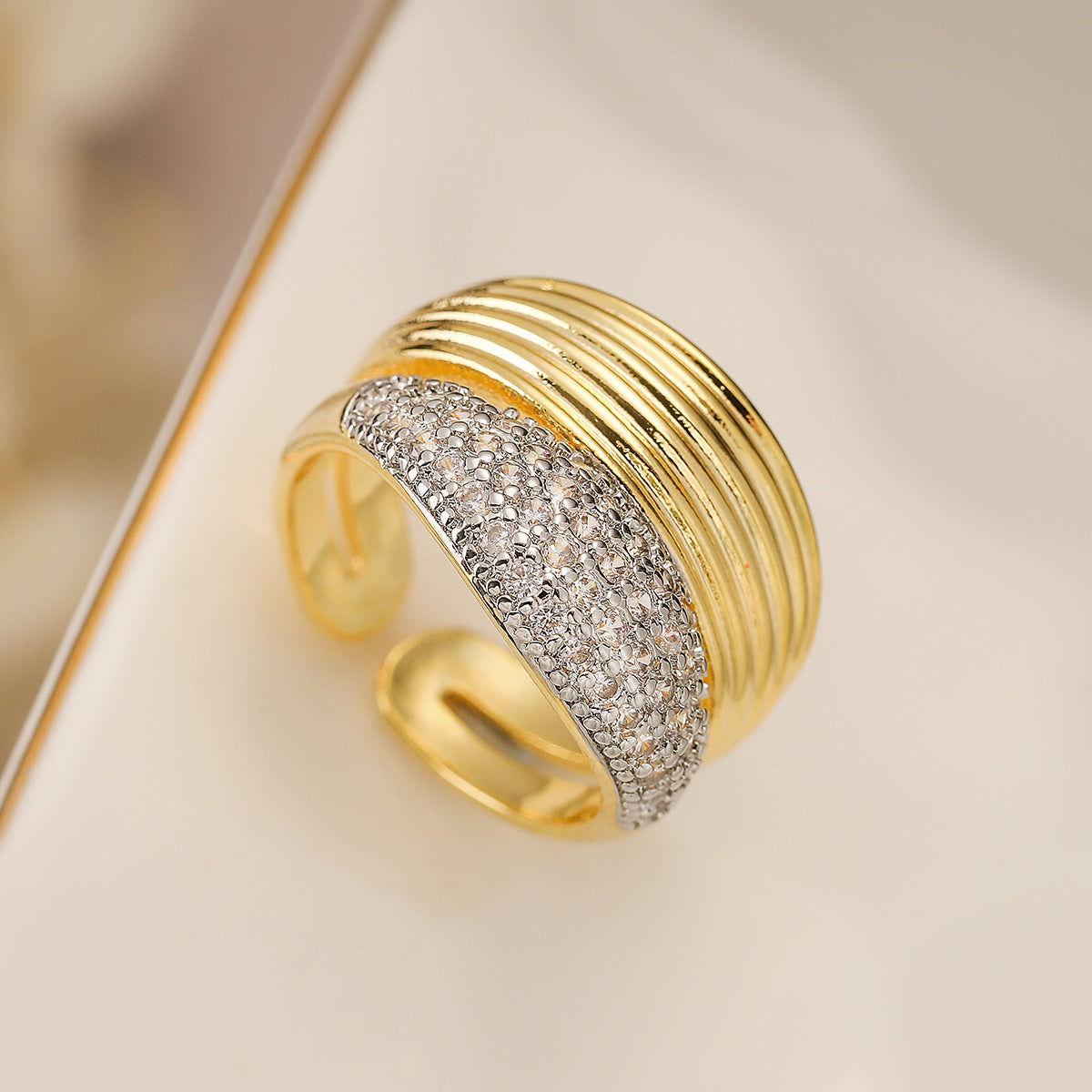 Two-color Electroplated Ring