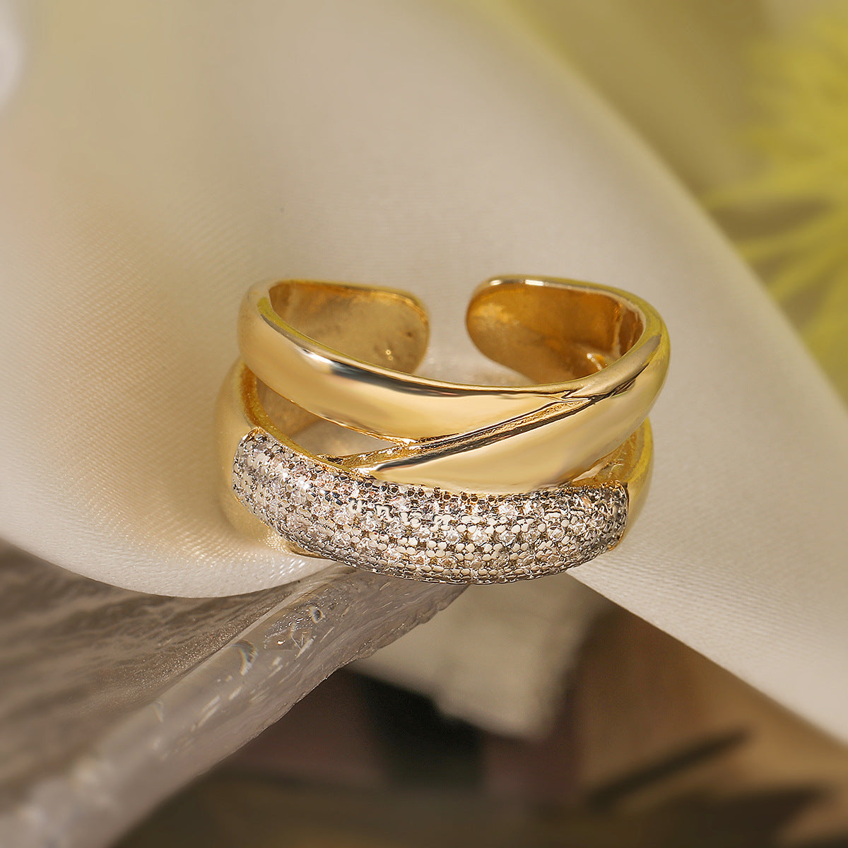 Two-color Electroplated Ring
